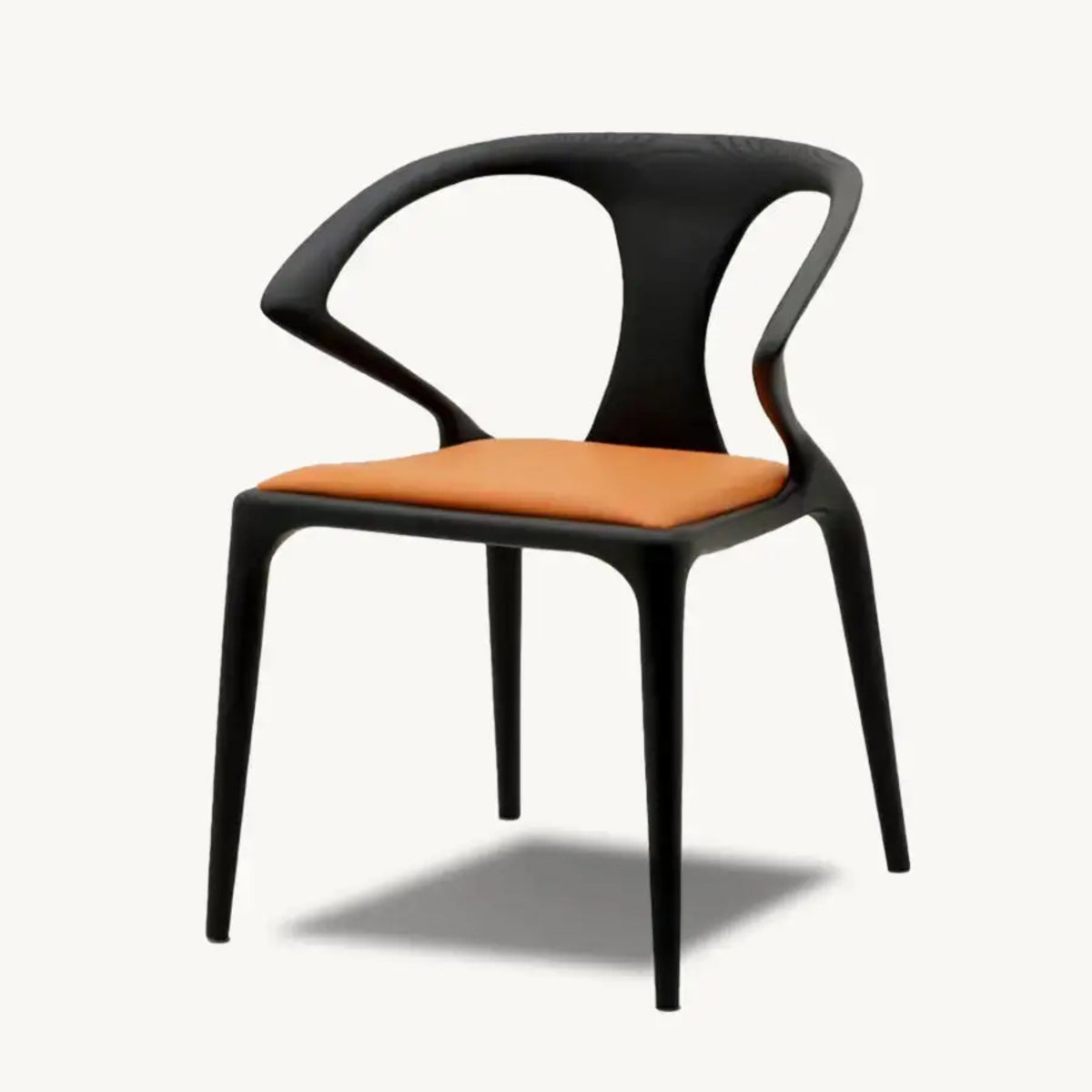 Bespoke Luca Minimalistic Wooden Dining Chair