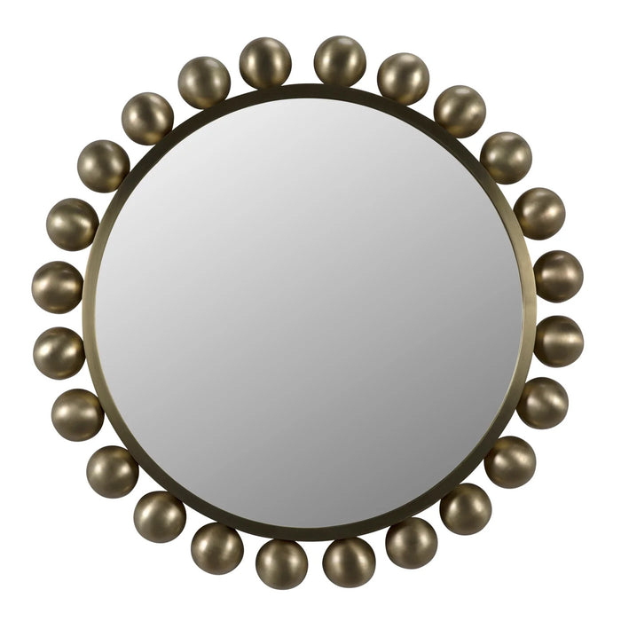 Mandala Mirror, Brass