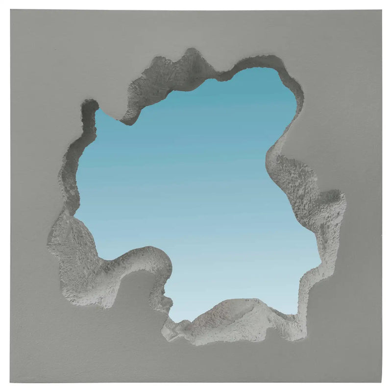 Broken Square Mirror, Grey, Limited Edition
